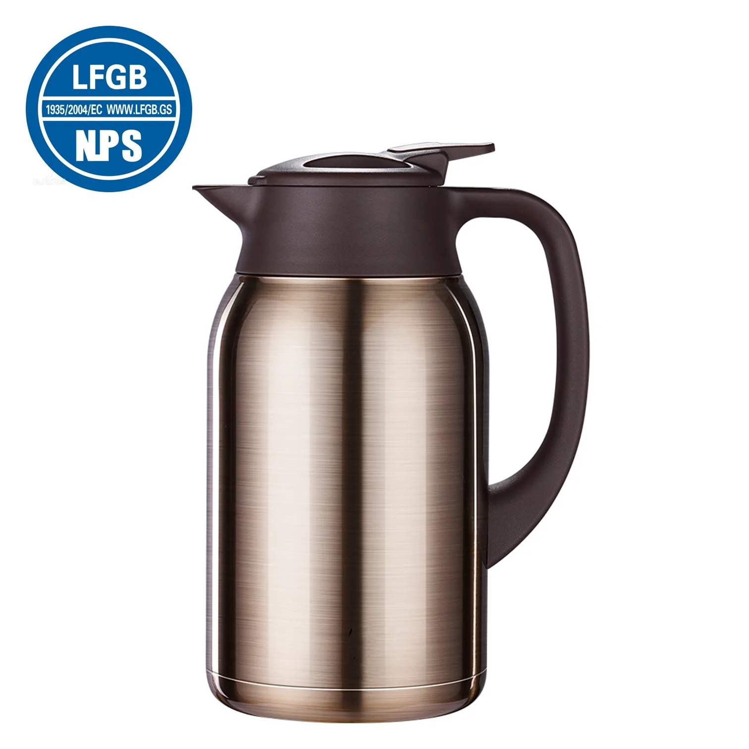 

LFGB Certificated 316L Stainless Steel Thermos 99.9% Anti-bacterial Vacuum Flask Heat Insulation Warm Keeping Water Bottle