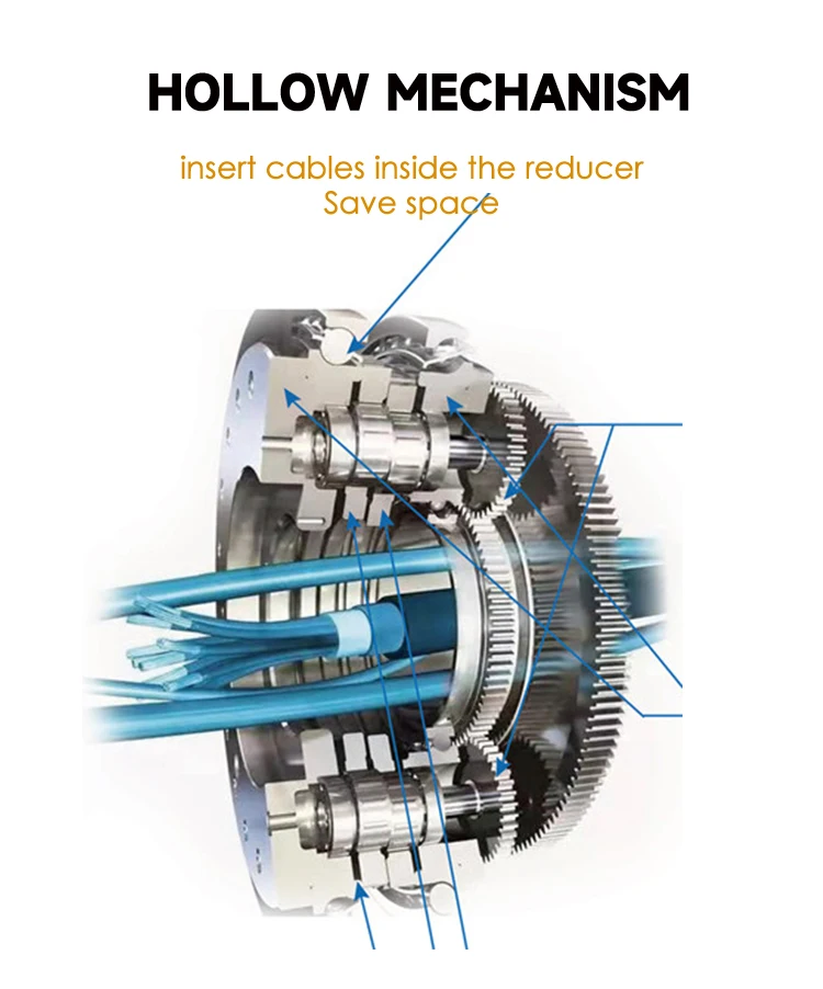 Robot Joint Reducer RV-C Series Manipulator Wrist Axis Gear Box Cycloidal Pinwheel Reducer Factory Direct Sales