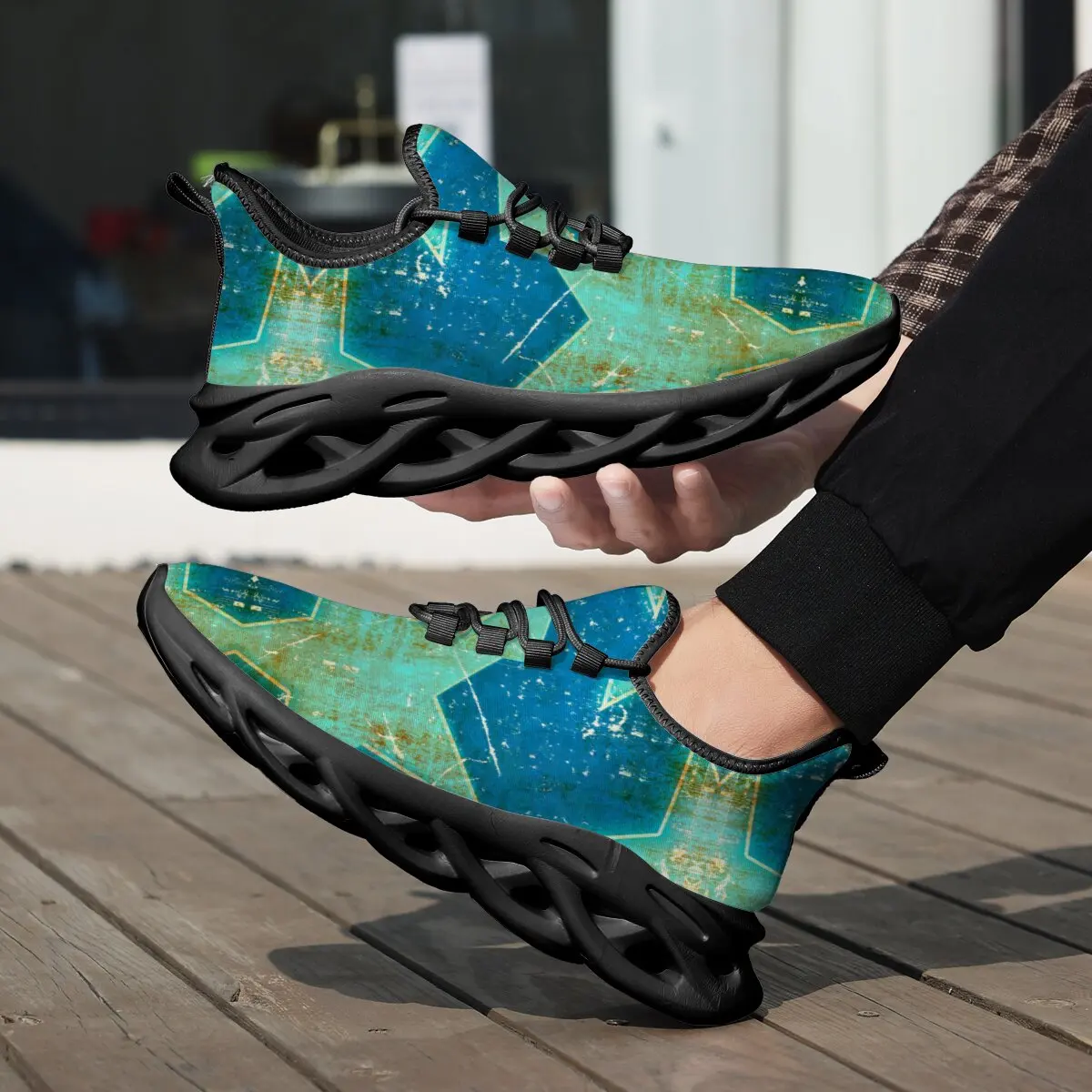 

MAEDEF Mens Comfortable Sneakers Lightweight Breathable Shoes for Non Slip Shoes Walking Shoes Casual Sport Athletic Footwear