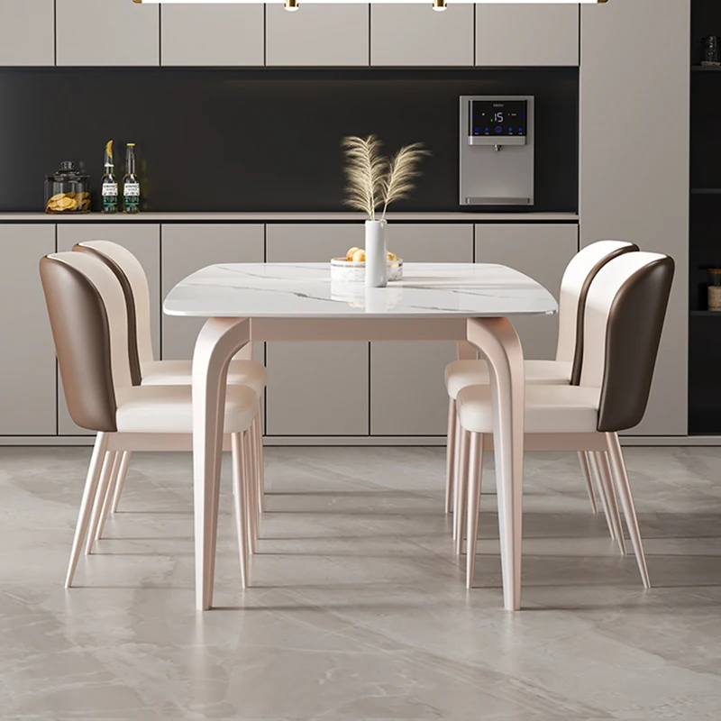 High Kitchen Table Party Centerpiece Designer Modern Center Dinner Table Living Room Rectangular Mesas De Comedor Furniture