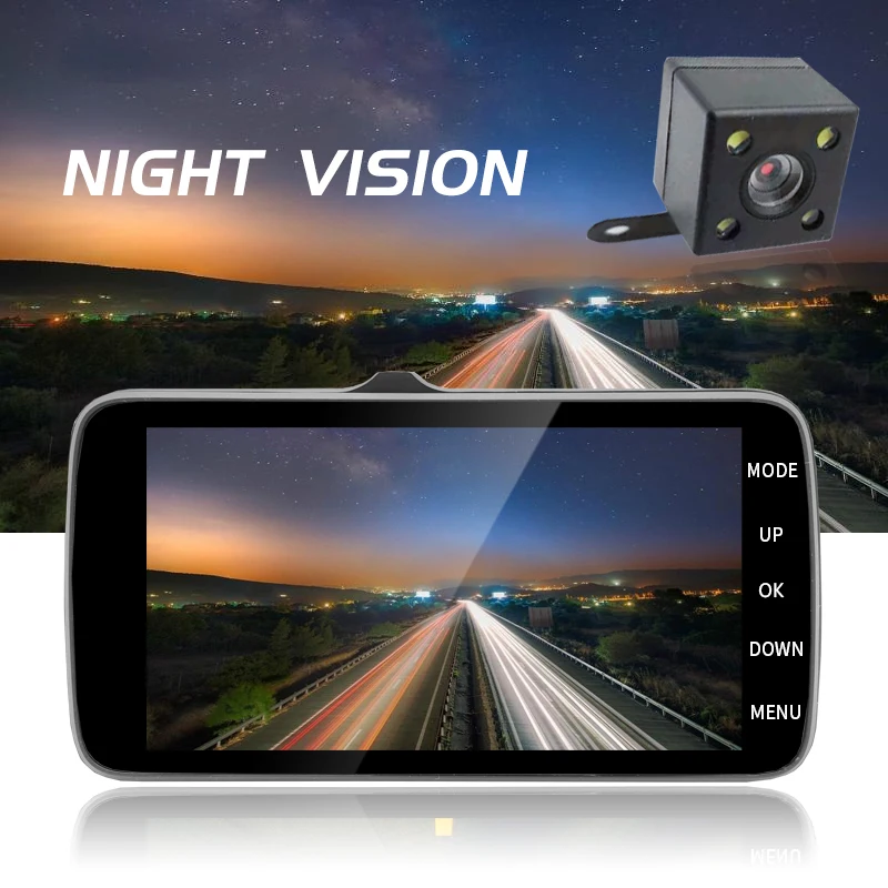 Car DVR HD 1080P Dash Cam Rear View Vehicle Camera Drive Video Recorder Black Box Night Vision Auto Dashcam Car Accessories