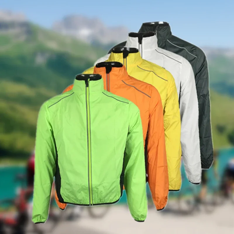 Ultra Light Windproof Cycling Jackets Men Women Waterproof Wind Coat Reflective Bicycle Clothing MTB Road Bike Jacket