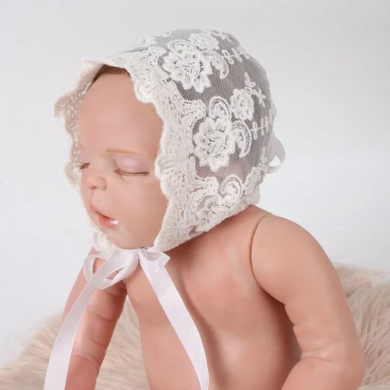 

Lovely Lace Flower Baby Hat Sweet Princess Baby Girls Hat Soft Newborn Infant Cap Beanies Photography Props