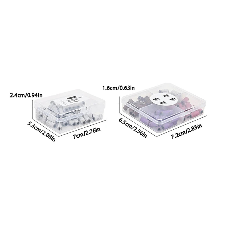 Anelli Abrasivi Zebra 80 150 180 240 Grit per Trapano Elettrico per Unghie, Strumento per Manicure e Pedicure