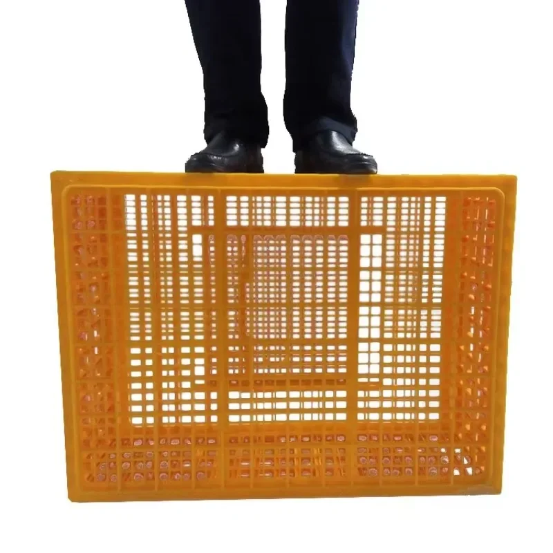 Plastic poultry transportation cages are used for raising chickens and animal cages, which are convenient, practical and durable