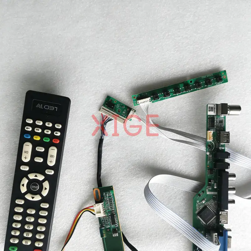 

For LQ150X1LH LQ150X1LB CLAA150XH01 HT15X34 Screen Controller Board Kit DIY 30 Pin LVDS 1024x768 1-CCFL USB+AV+VGA+HDMI 1024*768