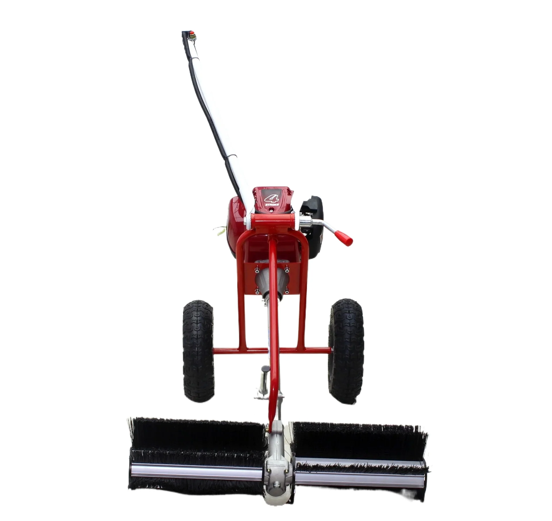 Wheel Accessories for Snow Plow Gardening Tools Small Household Snow Blower Hand Push Lawn Carding Machine