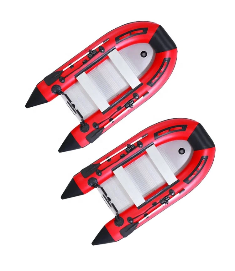 TWINSUN Inflatable boat  rowing paddle boat for drifting and PVC air tube with aluminum floor fishing 1.5M----8M tube boat