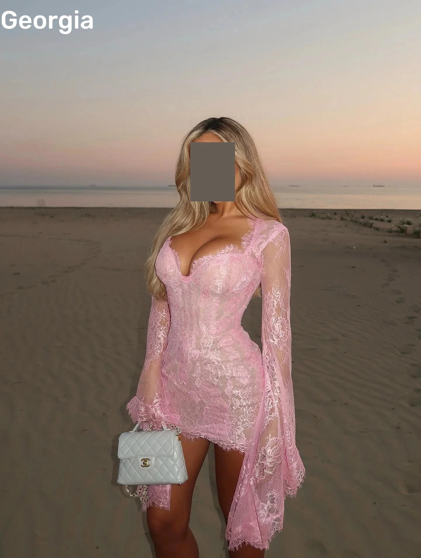 Wedding Party Dress Sweetheart Customized Column Cocktail Dresses Mini Lace Dresses For Special Events Zipper Up Formal Occasion