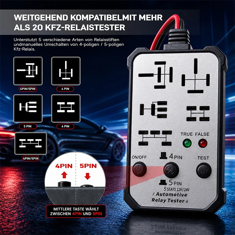 新登場のユニバーサル12V自動車用リレーテスター、LEDイン - Car Diagnostic Tool のレビューと価格