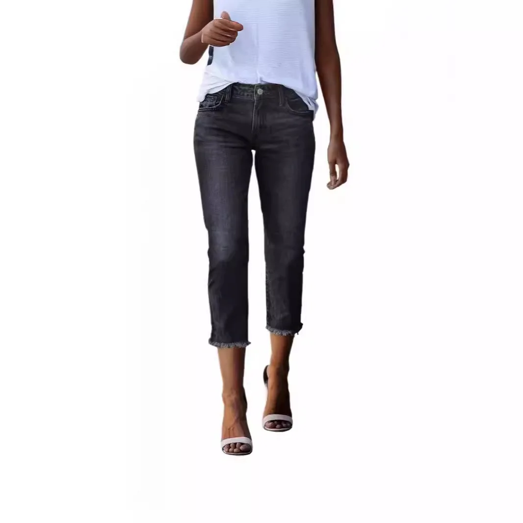 2025 Moda Retro Slim Fit Stretch Jeans Mulheres
