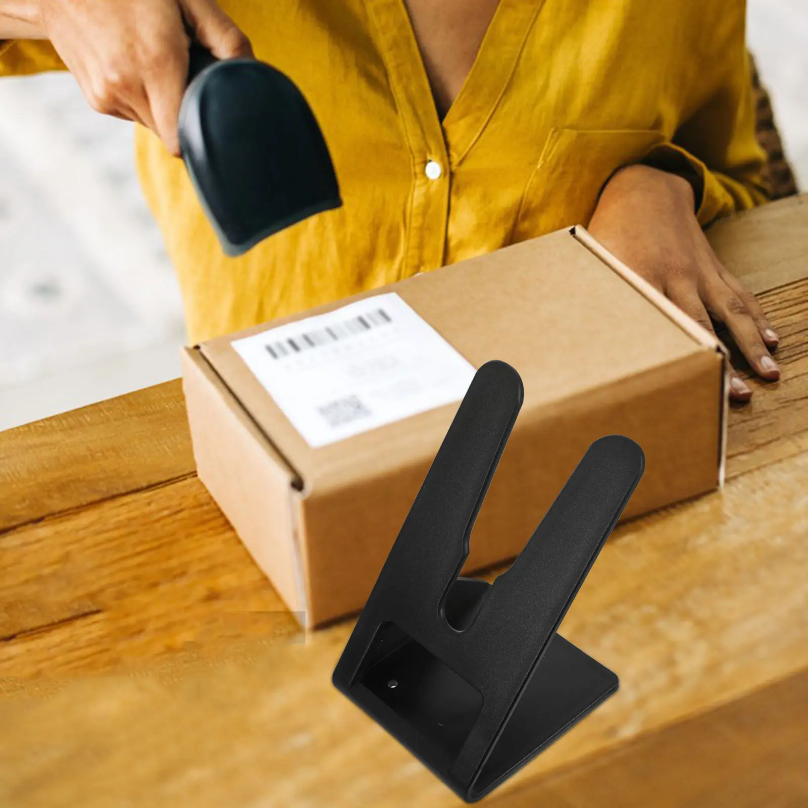 Universal Barcode Scanners Stand Holder For Office Front Desk Cashier Wall Mounted Handheld Reader Mounting