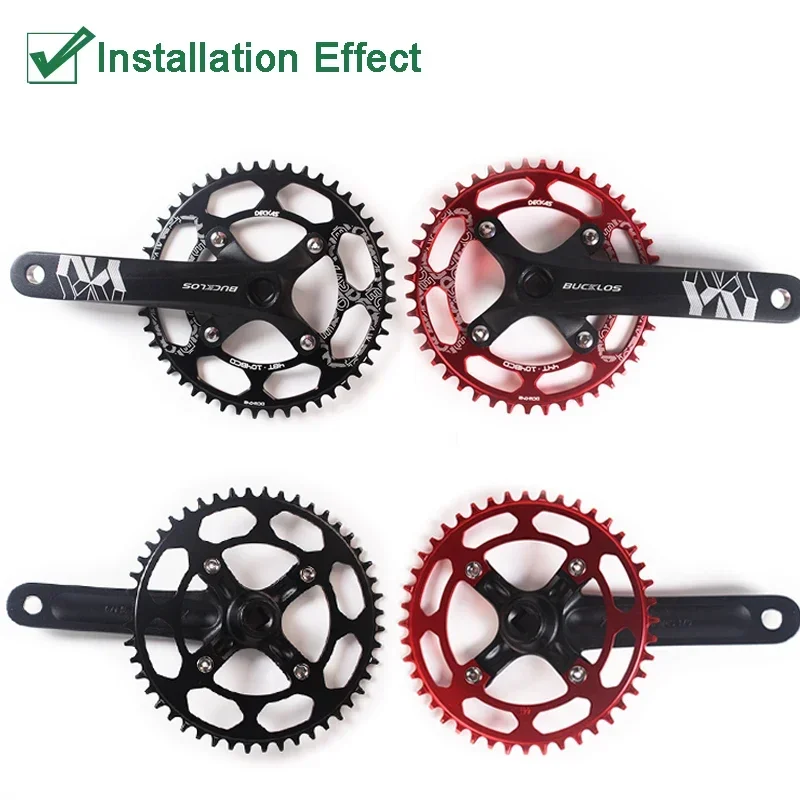 DECKAS 104BCD MTB Chainring 40/42/44/46/48/50/52T Road Bicycle Crown 8-11S Narrow Wide Chainwheel Bike Accessories