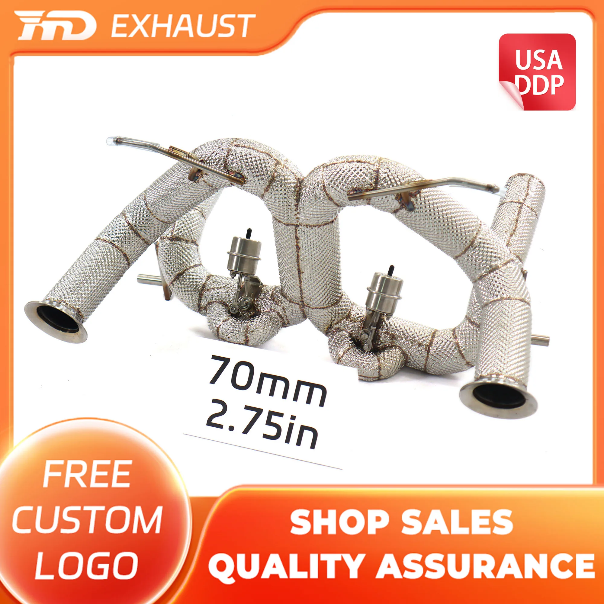 

HMD Exclusive Customization SS304 Exhaust Catback for Lamborghini Aventador SVJ LP770 With Pneumatic Valve