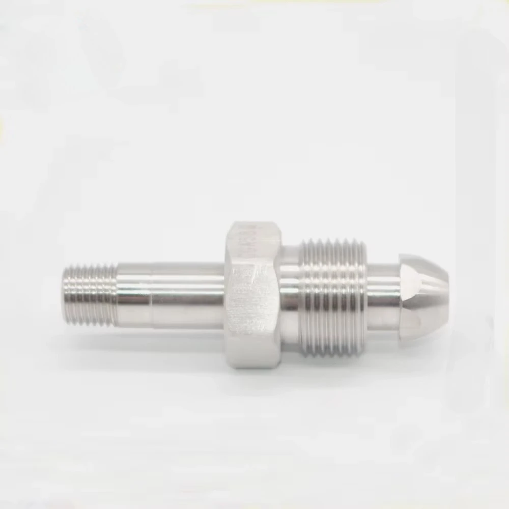 Stainless Steel BS341 No.3 BS341 No. 4  Stainless Steel  Cylinder Adapter with Long Nipple 75mm