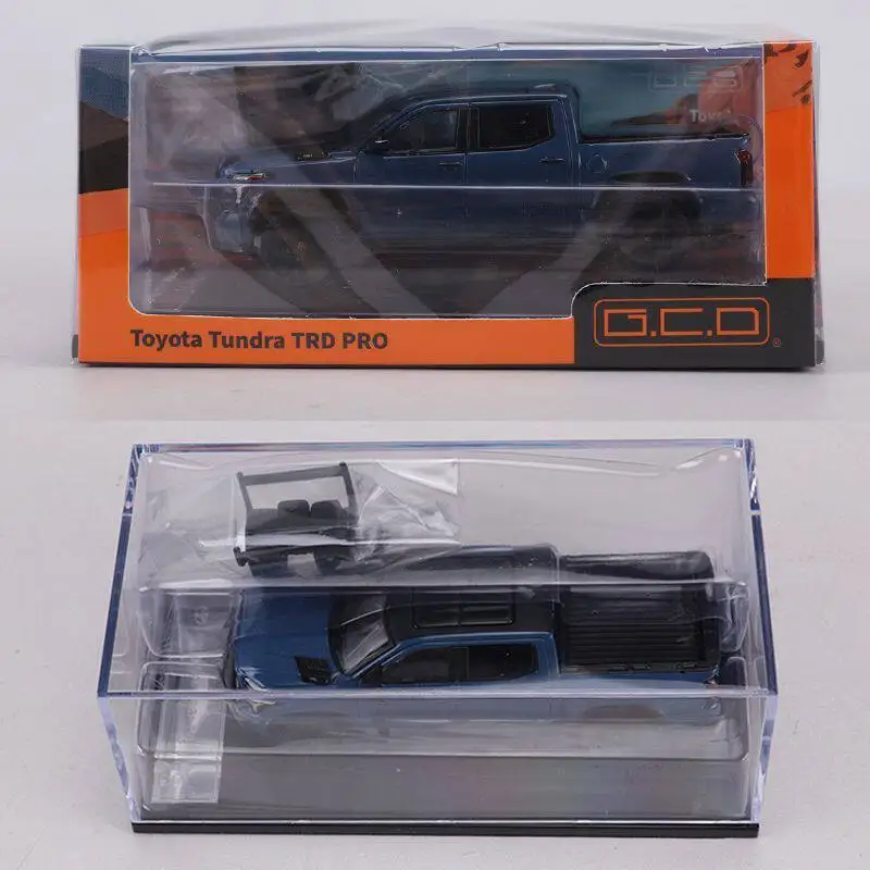 Modèle de voiture en alliage Toyota Tundra tout-terrain à l'échelle 1:64, Diecast GCD