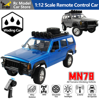MN MODEL 1:12 4WD Diving RC Off-Road Car ALL Terrain Vehicle Climbing Truck Wading Pickup Cherokee Toy for Adult