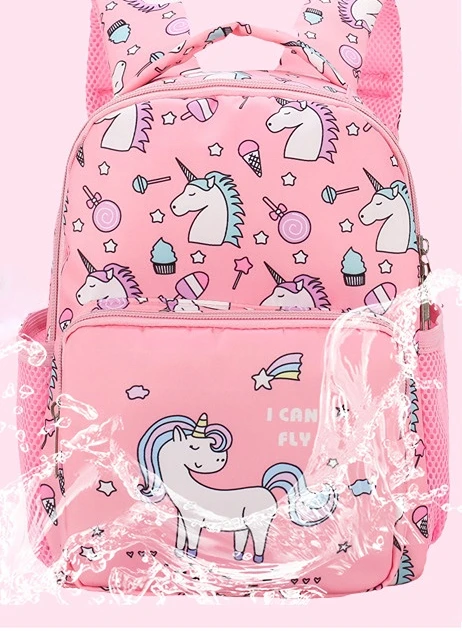 Neue Kinder der Schule Tasche Cartoon Mode Einhorn Wasserdichte Rucksack Kindergarten 1-3 Jahre Alt Baby Nylon Tier Rucksäcke