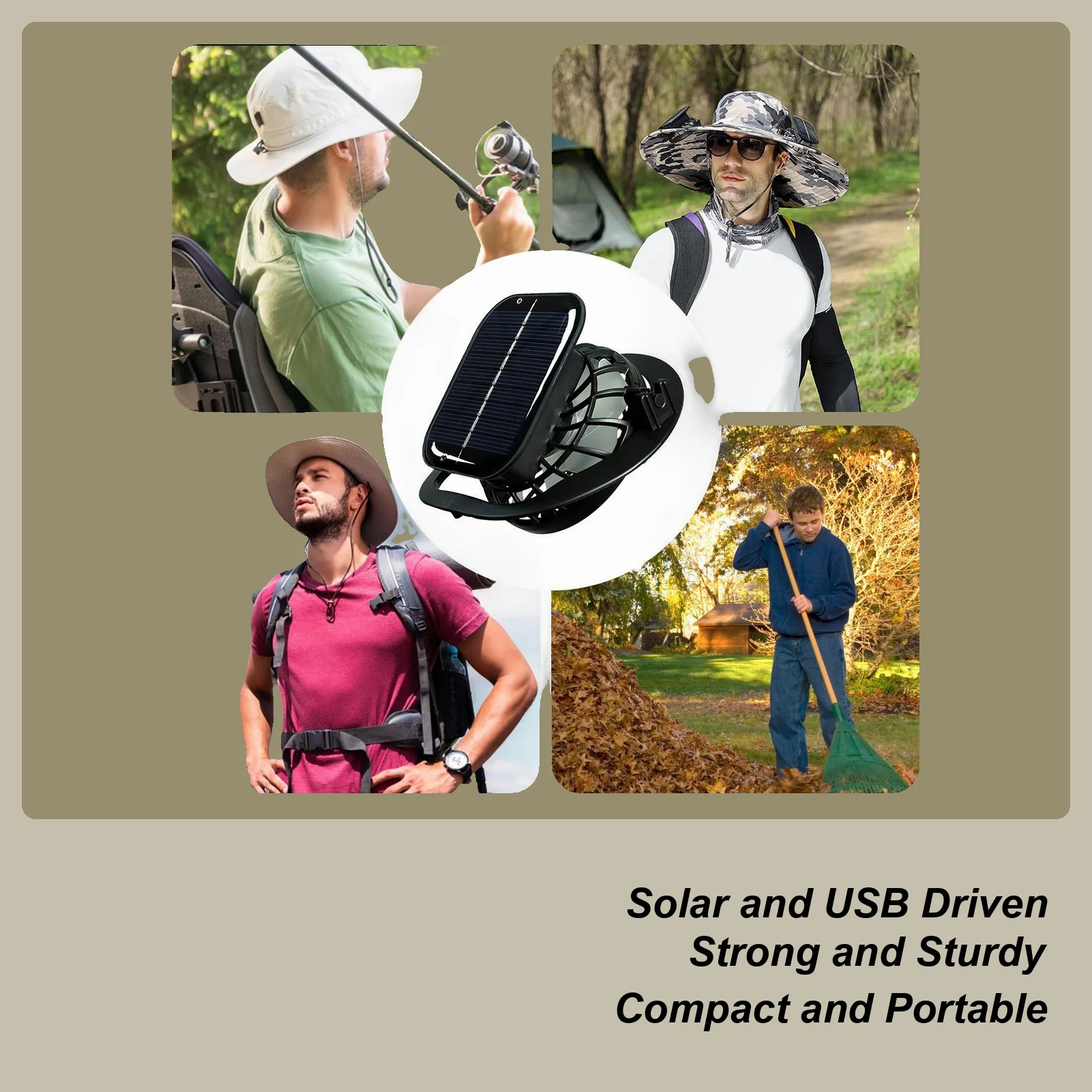 

Портативный мини-вентилятор на солнечной энергии, 800 мАч, альпинизм, кемпинг, дикая природа, аксессуары для горячей погоды ﻿