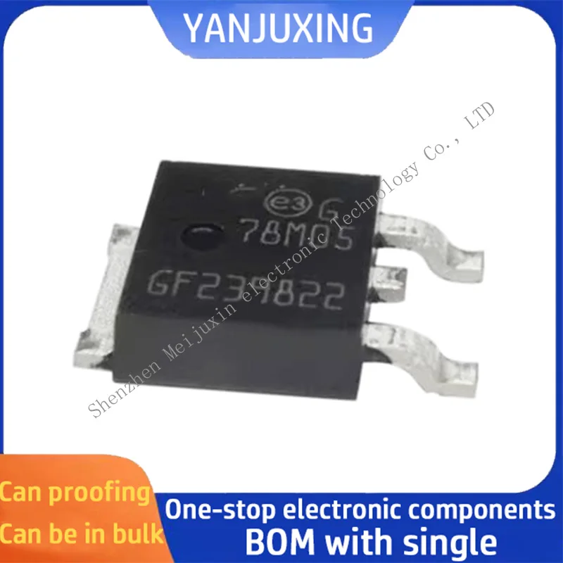 

10pcs/lot L78M05CDT-TR 78M05 TO-252 5V Three-terminal regulator in stock