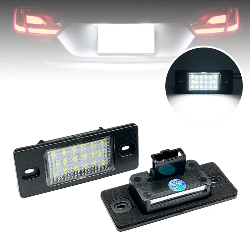 

2 шт. светодиодных фонарей подсветки номерного знака для VW Tiguan 07-11, Touareg 02-10, Passat B5.5, Bora, Porsche Cayenne 955/957.