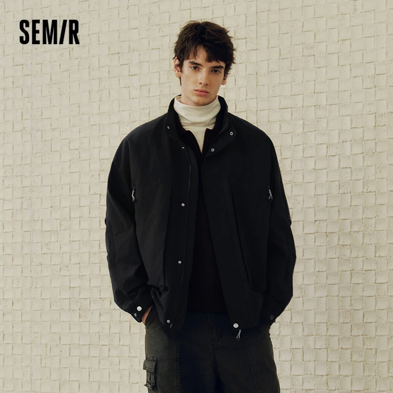 

Мужская куртка Semir, уличная легкая функциональная куртка с воротником-стойкой, осень 2022, мужская одежда, куртки для мужчин