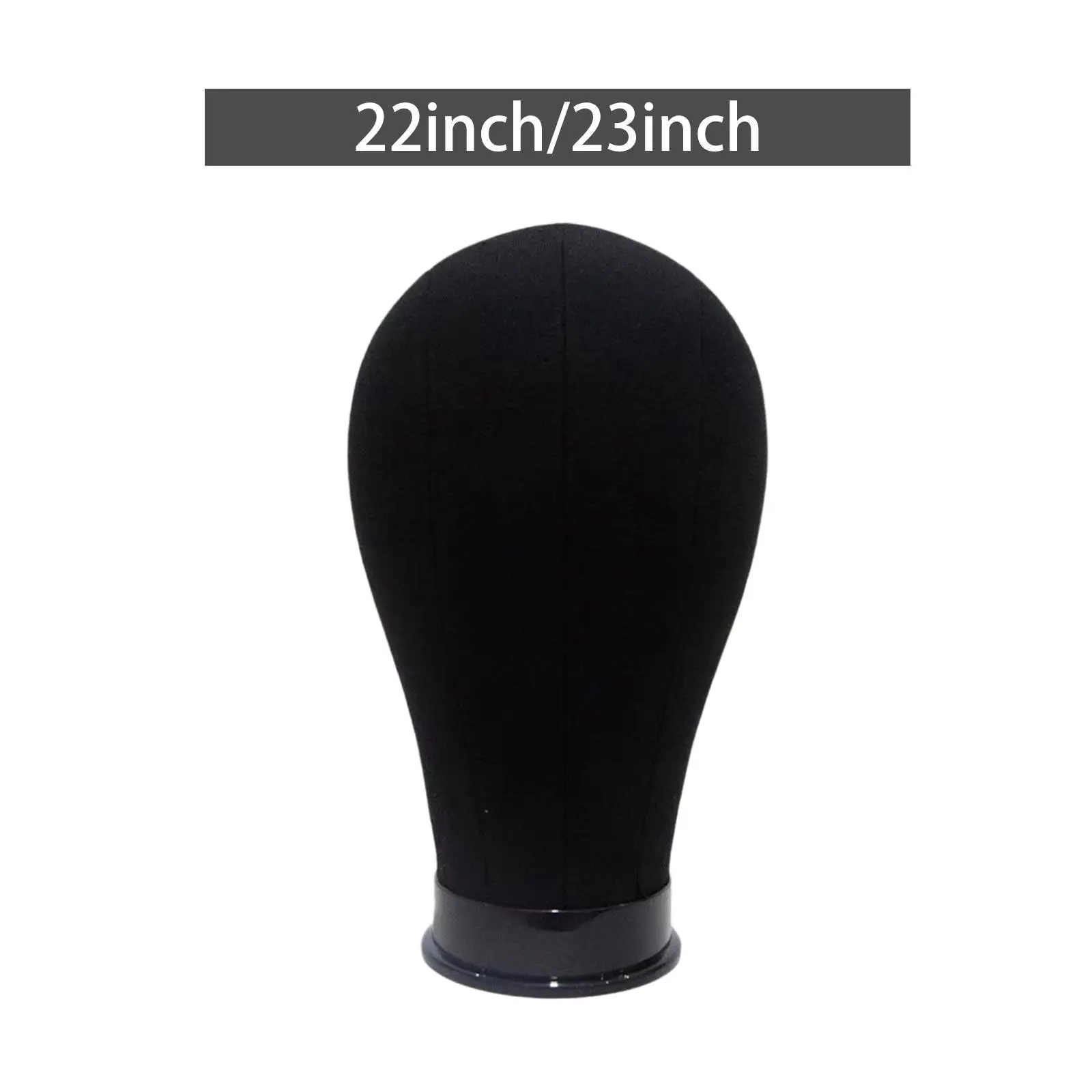 Wig Head Multipurpose with Mount Hole Hat Holder Display Sturdy for Making Wigs Display Canvas Block Head for Headdress Wig Hats