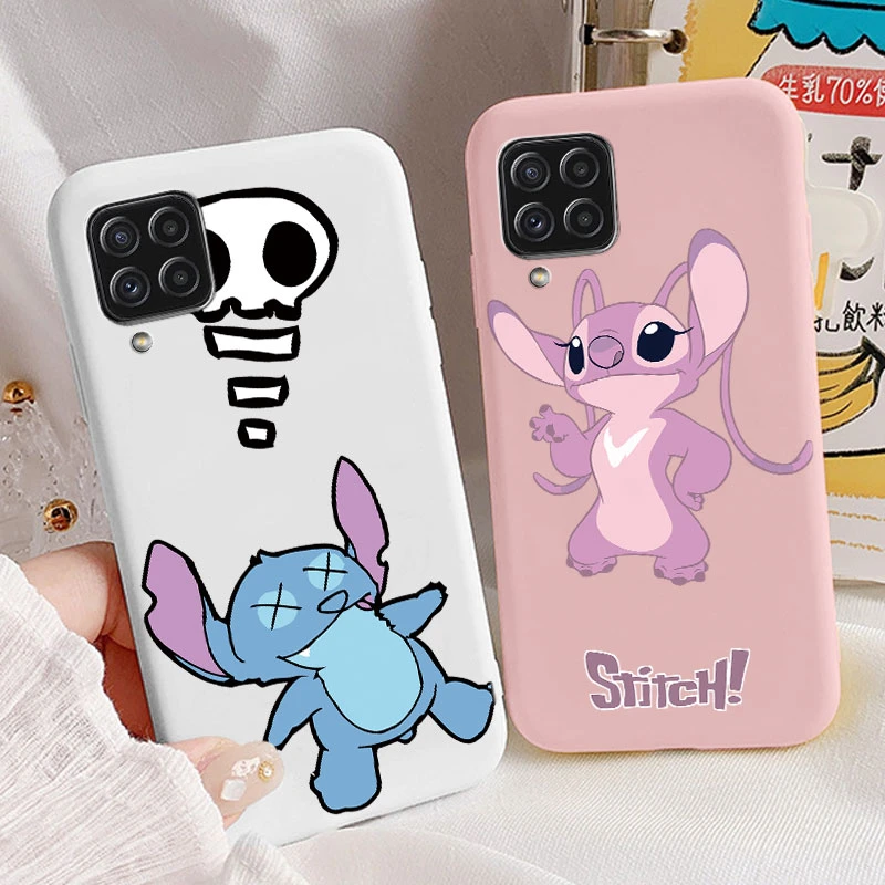 Klasyczne Lilo Stitch Case dla Huawei P40 Lite Nova 7i 6 SE telefon pokrywa Cartoon dziewczyna prezenty miękka TPU Coque Funda dla Huawei P40Lite