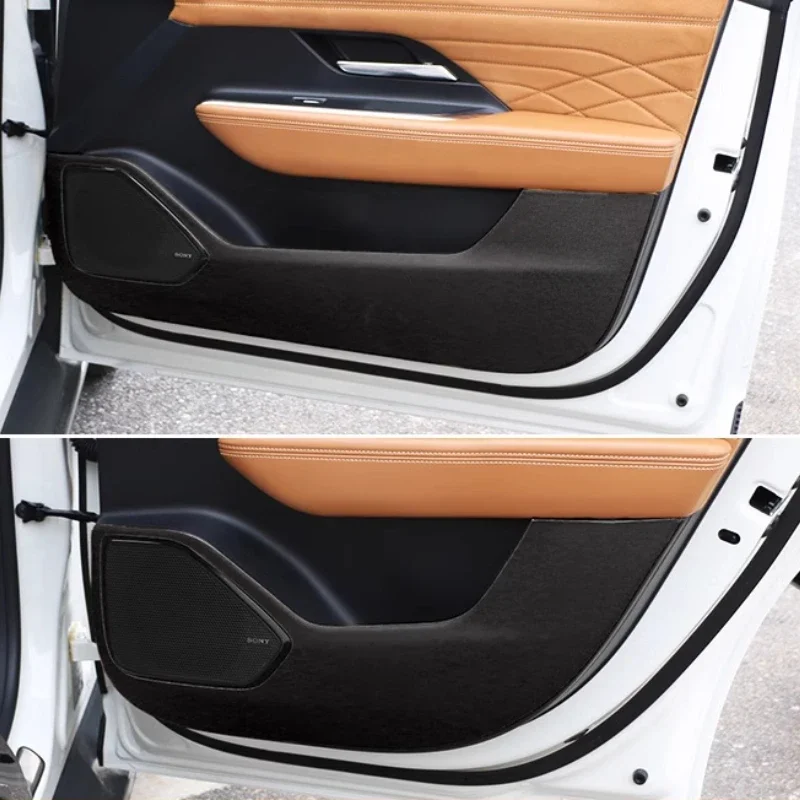 

For Mazda EZ6 Car Door Anti-kick Pad Interior Modification Anti-scratch Mat Leather Protective Sticker Modification Accessories