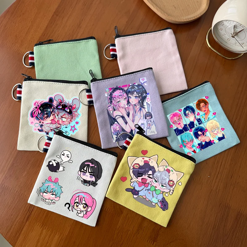 Alien Stage Anime SuaTill Münzbörse Kleine Aufbewahrungstasche für Kopfhörer und Datenkabel Münzbeutel Canvas-Geldbörse Niedliche Kinder-Geldbörse Aufbewahrungstasche ﻿