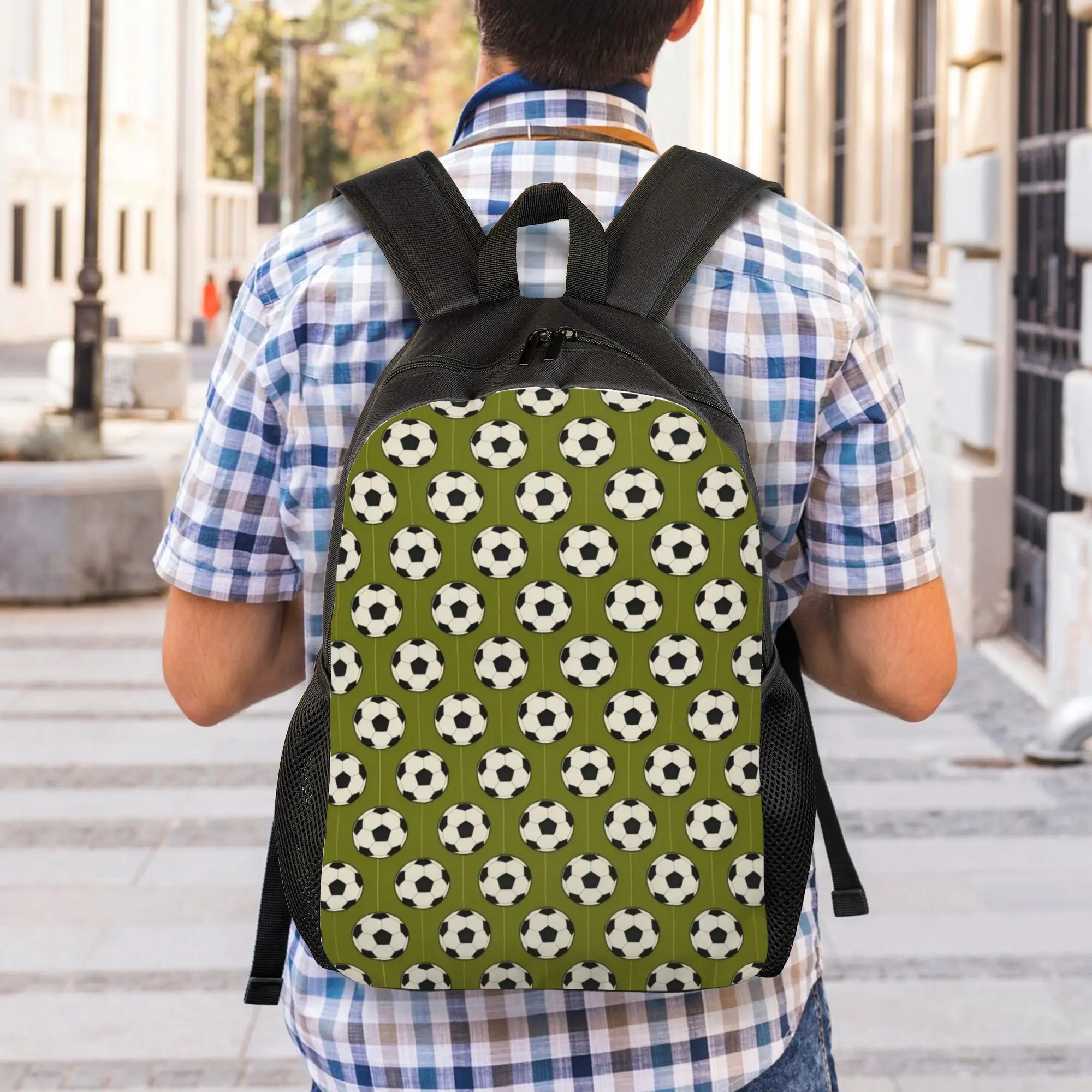 Back to school season Soccer Football Fan Merch 69 Knapsack  Unisex Light Backpack