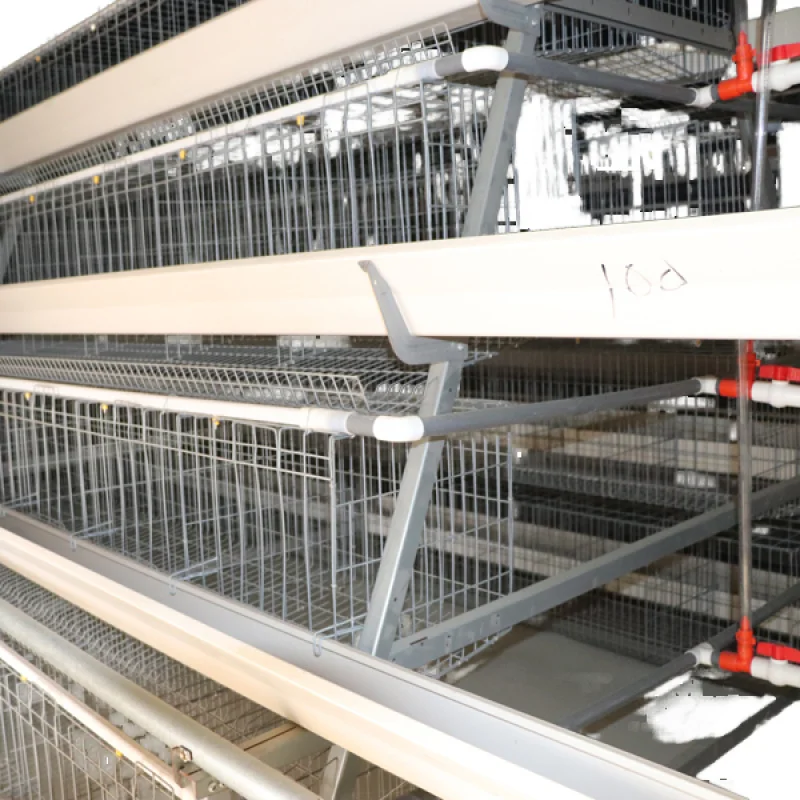 

A Type 3/4 Tiers 96/120/128/160 Birds Laying Hens Cage Poultry Battery Manure Removal Laying Eggs Automatic Layer Chicken Cages