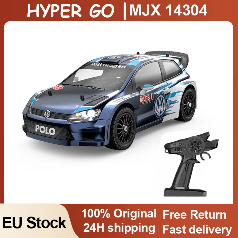 Hyper Go MJX 14304 pour citroën Volkswagen Polo Drift Pull Flat Run 1/14 véhicule tout-terrain à grande vitesse Simulation sans brosse voiture RC
