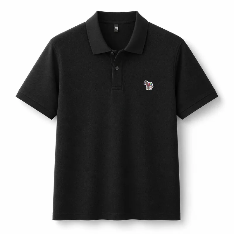 Polo Shirt Pique - men's summer cotton100% polo shirt, embroidered