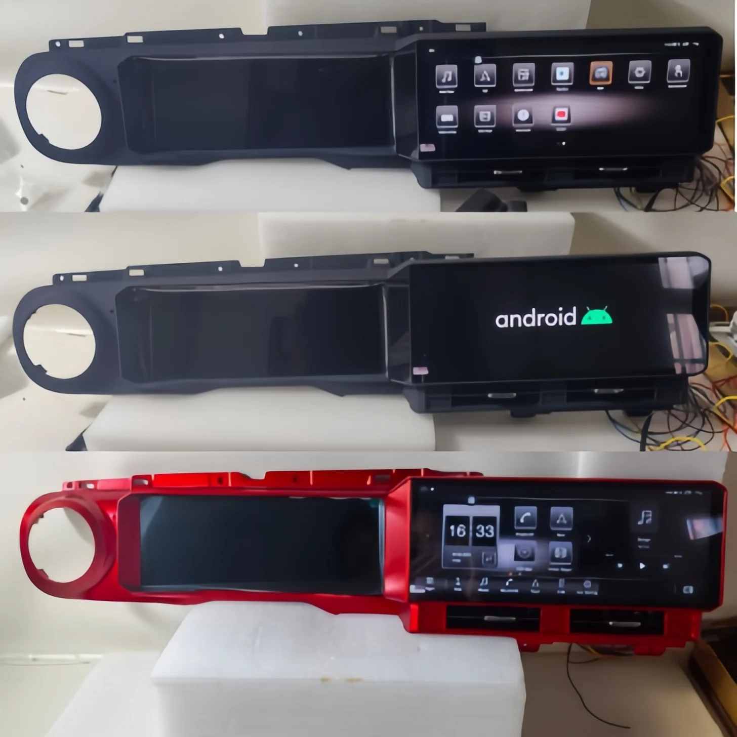 Android 14 New Upgrade Dual Screen Multimedia Radio LCD Car Dashboard Digital Cluster Carplay For Jeep Wrangler JL 2018-2023