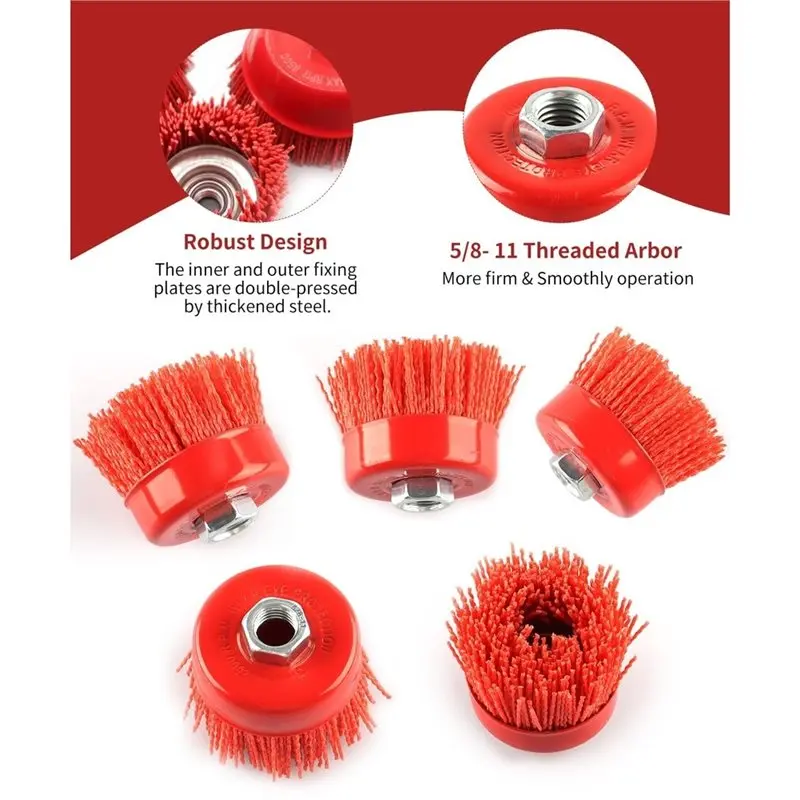 B08B-Wire Cup Brush 6