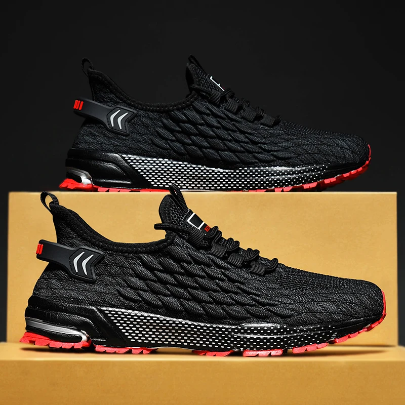 

2025 хит продаж, мужские кроссовки, летние легкие амортизирующие кроссовки, дышащие модные прогулочные туфли большого размера 40-48