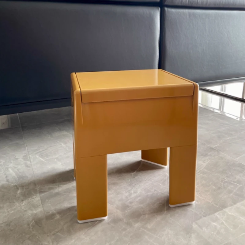 

Modern Minimalist Space Multi-Function Cabinet, Vintage Storage Unit, Home Entryway Shoe Bench, Toy Organizer Side Table