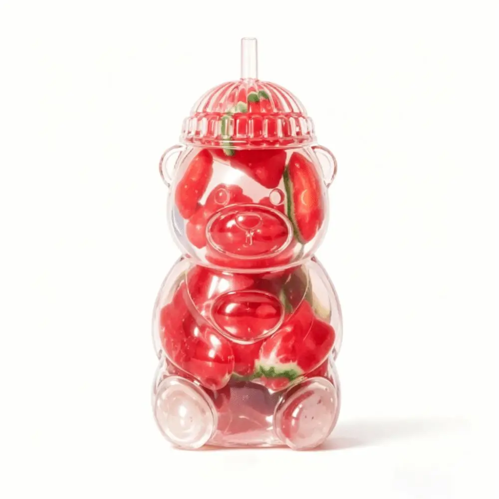 Animal Cartoon Bear Squishy Simulation Fruit TPR Fidget Maltose Filled Slow Rebound Slow Rising For Adults