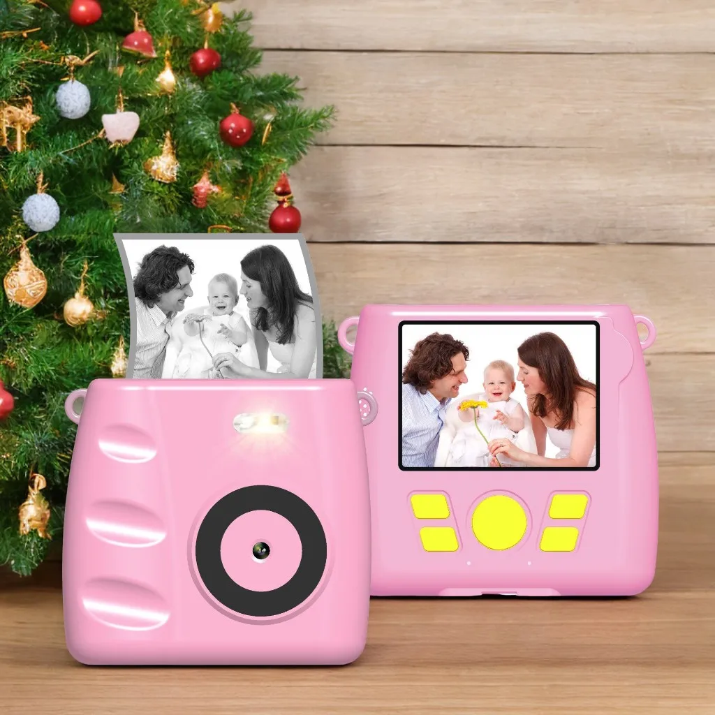 HD Camera Prints for Children Children Instant Camera Camera With Photo Printing Photocamera Digital Cameras New Year Gift Toys