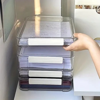 A4 Papier kasse Veranstalter Desktop Organizer Schreibtisch Aufbewahrung Dokument Datei Zubehör Schul material