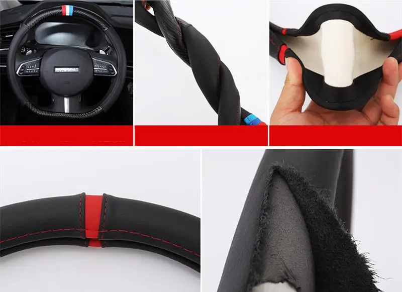 FOR HAVAL F7/F7X steering wheel cover leather steering wheel cover modification special decorations high quality