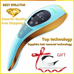 Laser Hair Removal for Women Permanent Painless Ice Cooling IPL Hair Remover Laser Epilator Unlimited Flashes for Face Body