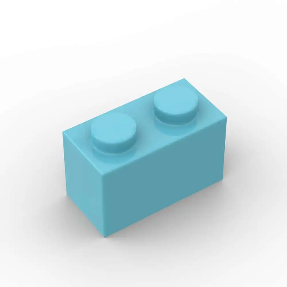 MOC 10 Uds piezas de ladrillos 3004 3065 35743 1x2 bloques de construcción casa de alta tecnología Castillo partícula educativa DIY juguete regalo de cumpleaños para niños