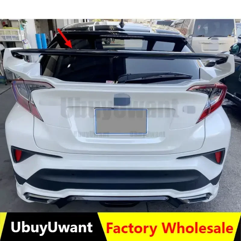 For Toyota CHR C-HR 2016 2017 2018 2019 2020 2021 ABS Spoiler Car Tail Trunk Spoiler Rear Wing Tail Wing Decoration