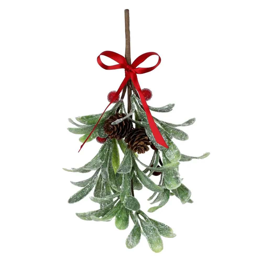 

Artificial Plant Simulation Leaves Hanging Mistletoe Festival Supplies Christmas Decoration Creative Fake Potted Leave Ornaments