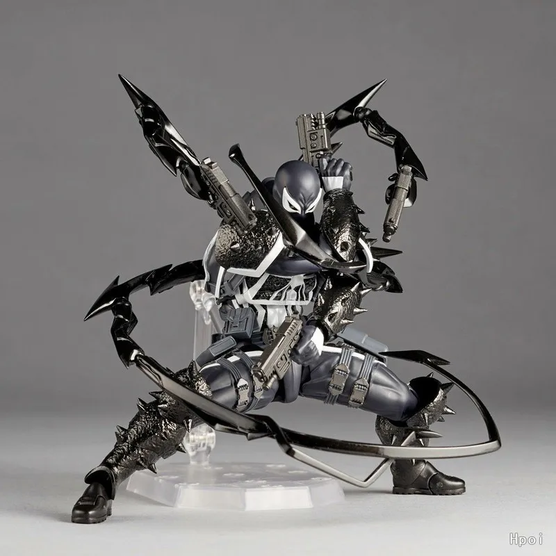 

Agent Venom Figure By Yamaguchi Amazing Kaiyodo Eugene Thompson Action Figure Collectible Ornament Ideal Kid Birthday Gift