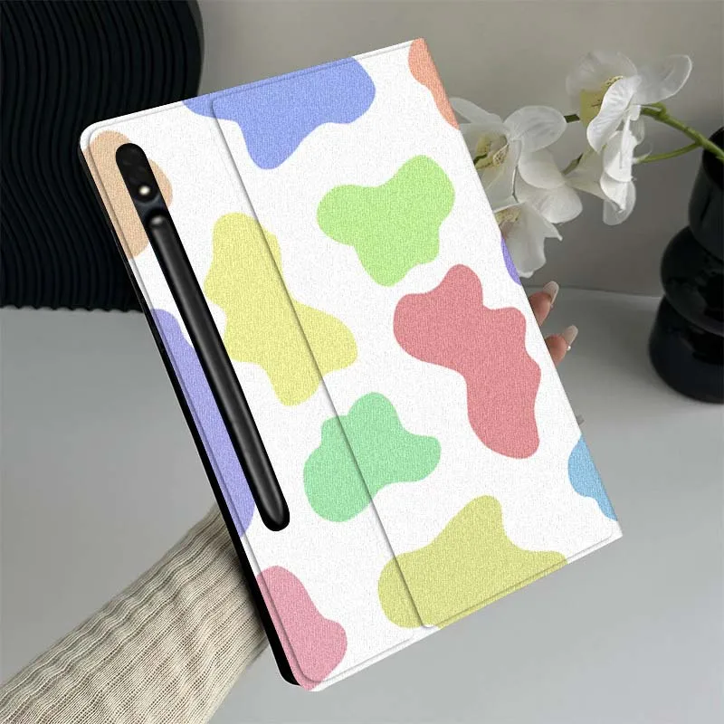 

Cartoon Abstract Color Blob Gift Tablet Case For Samsung Galaxy Tab S7 S8 S9 S10 FE Lite