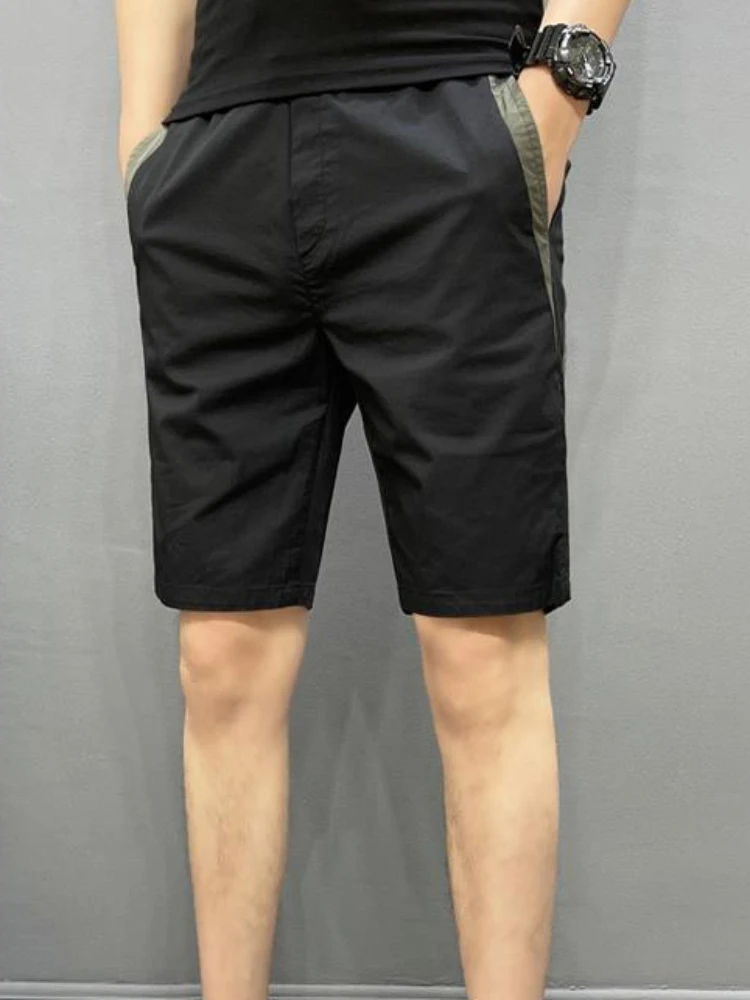 Man Short Pants With Pockets Spliced Tight Shorts For Men Small Size Streetwear Luxury Wholesale No Logo Novelty In Bulk Xl