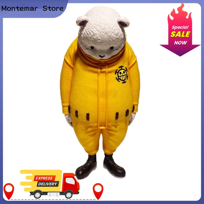 Figura de Anime de una pieza, figura de Bepo Kawaii, estatua de Manga de oso decadente silencioso, figura de acción de Pvc, juguete de modelos coleccionables para regalo